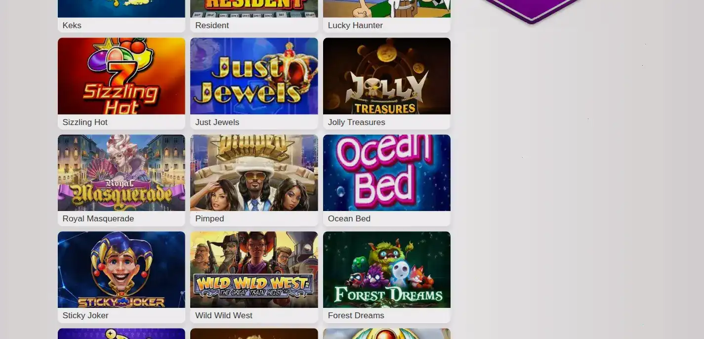 Интерфейс личного кабинета Ауф казино с бонусами